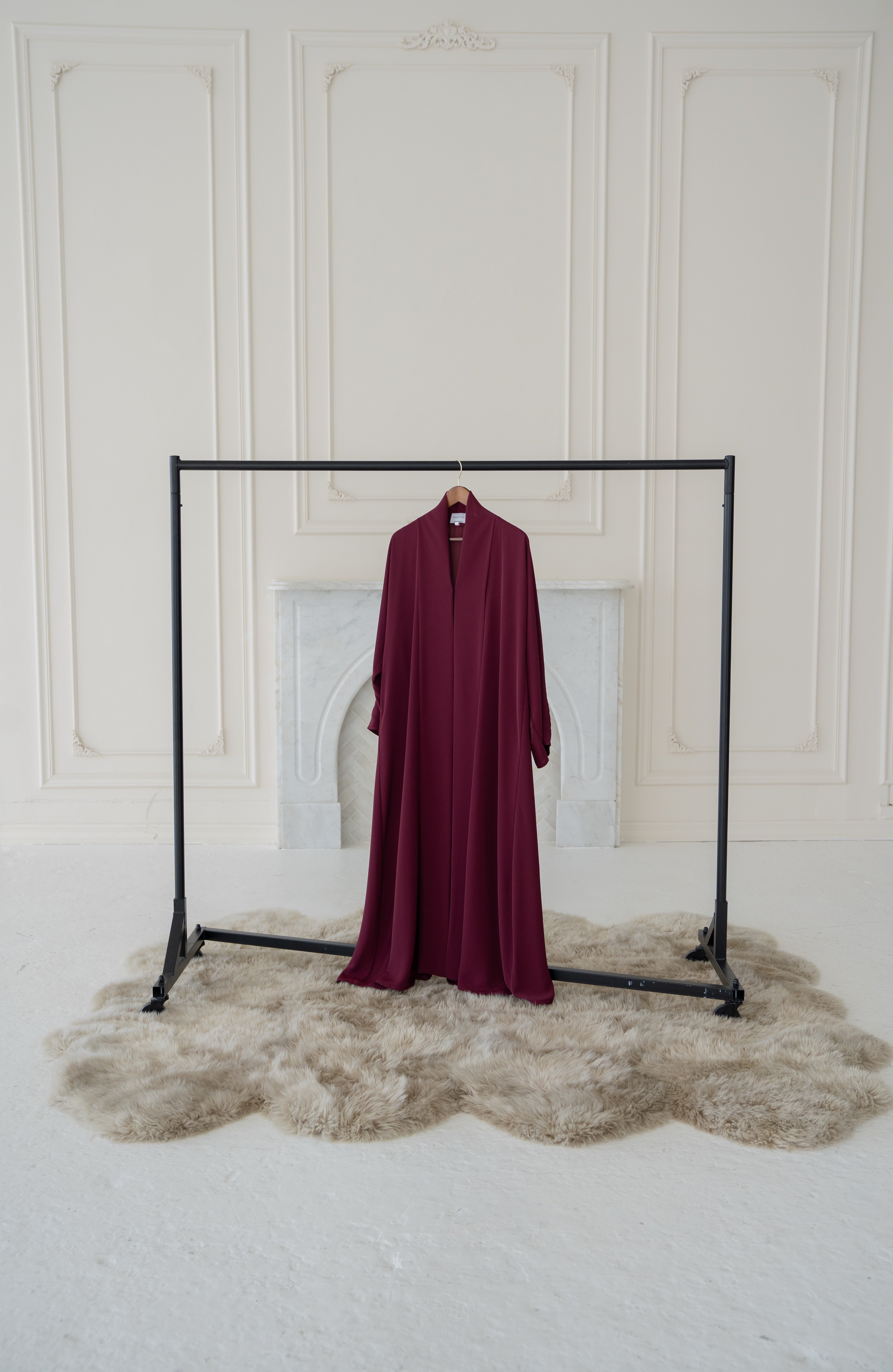 Burgundy Abaya
