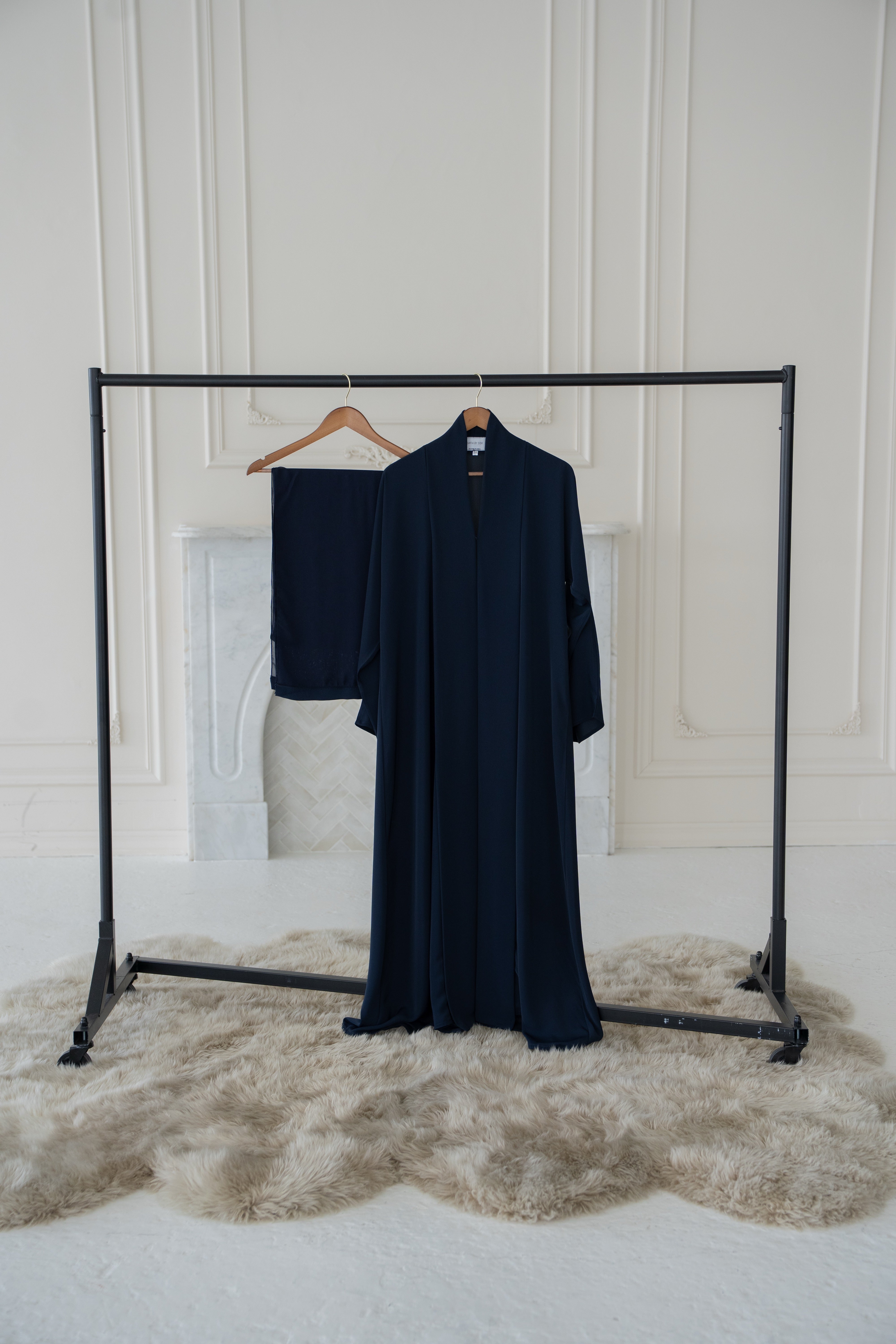 Navy Blue Abaya