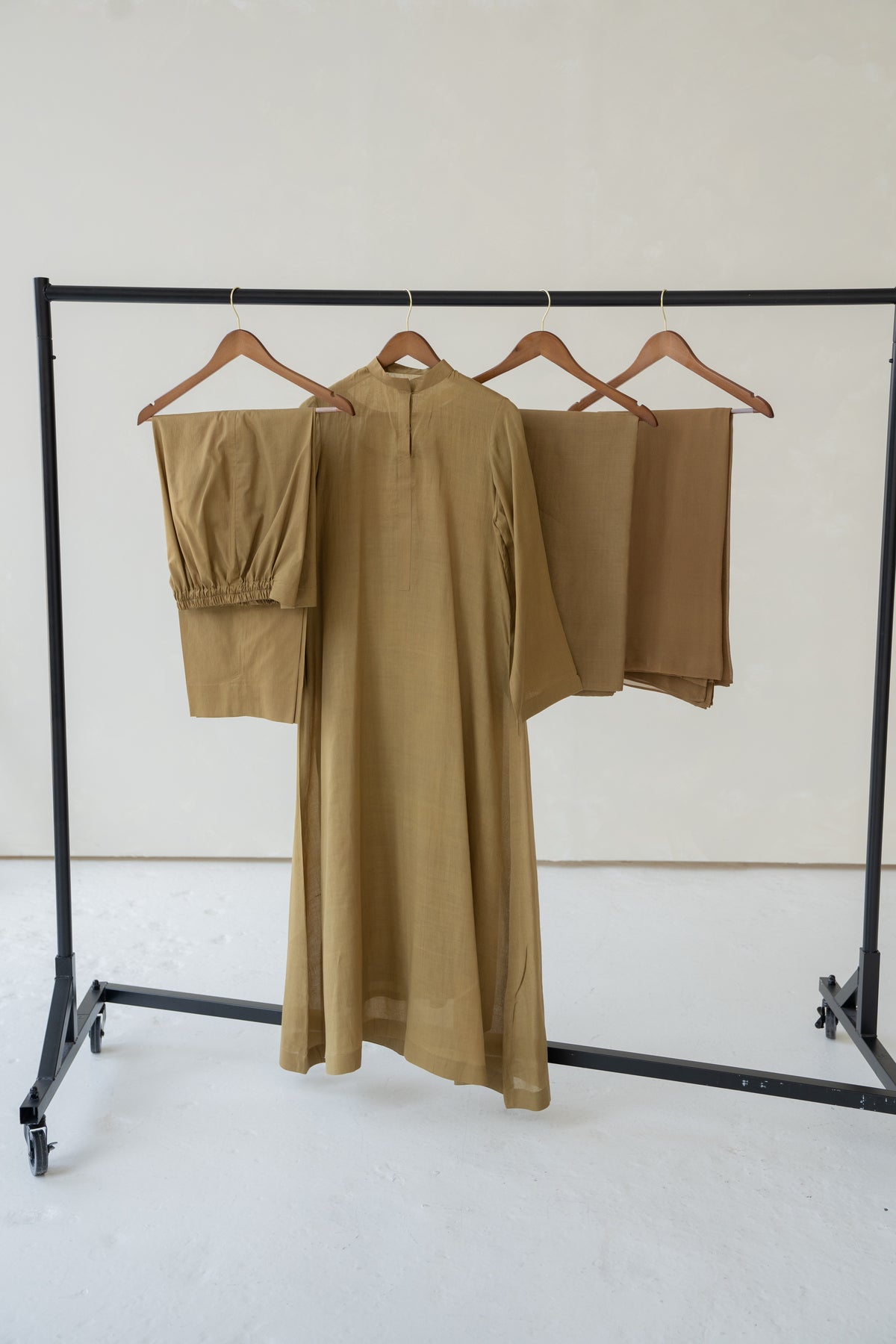 Mustard Yellow Natural Co-Ords Set