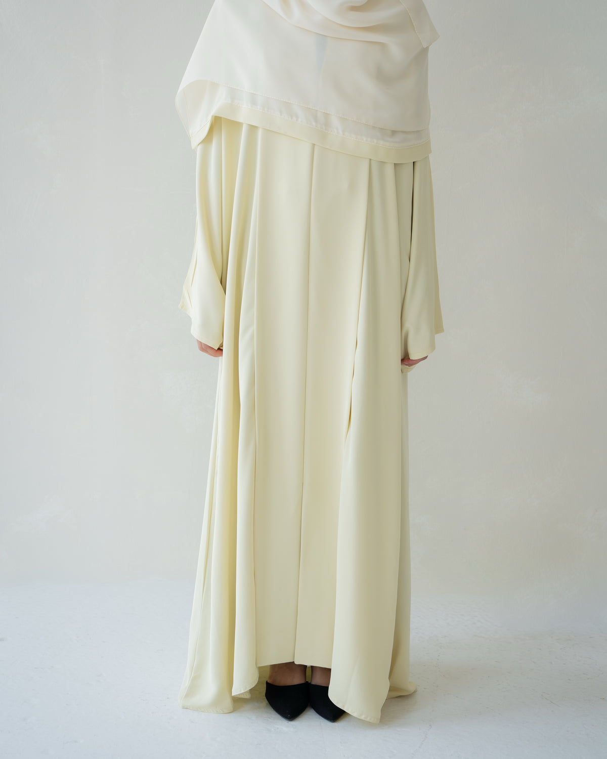 Butter Yellow Abaya