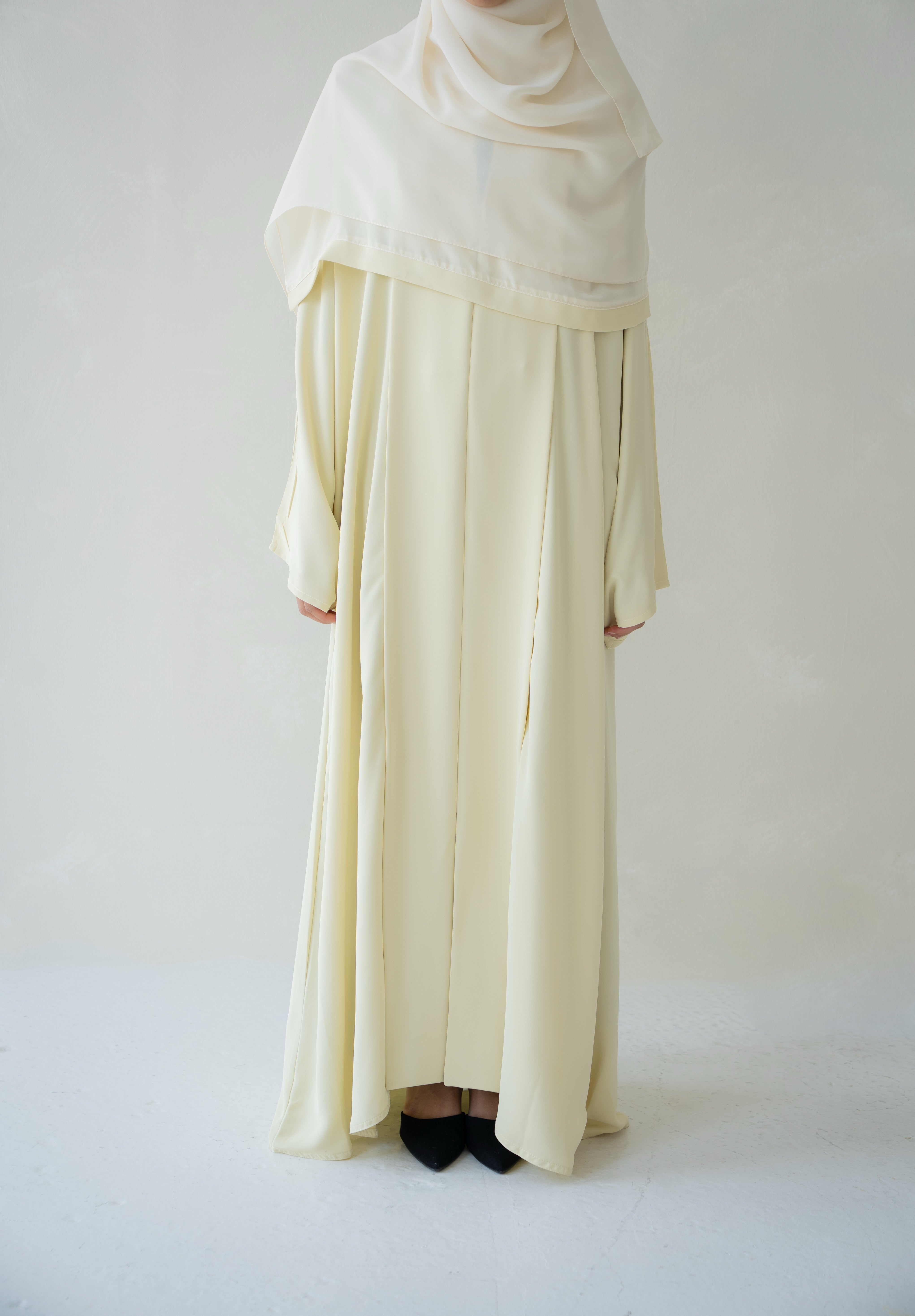 Butter Yellow Abaya