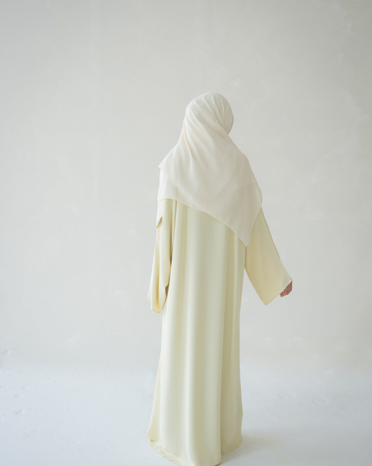 Butter Yellow Abaya