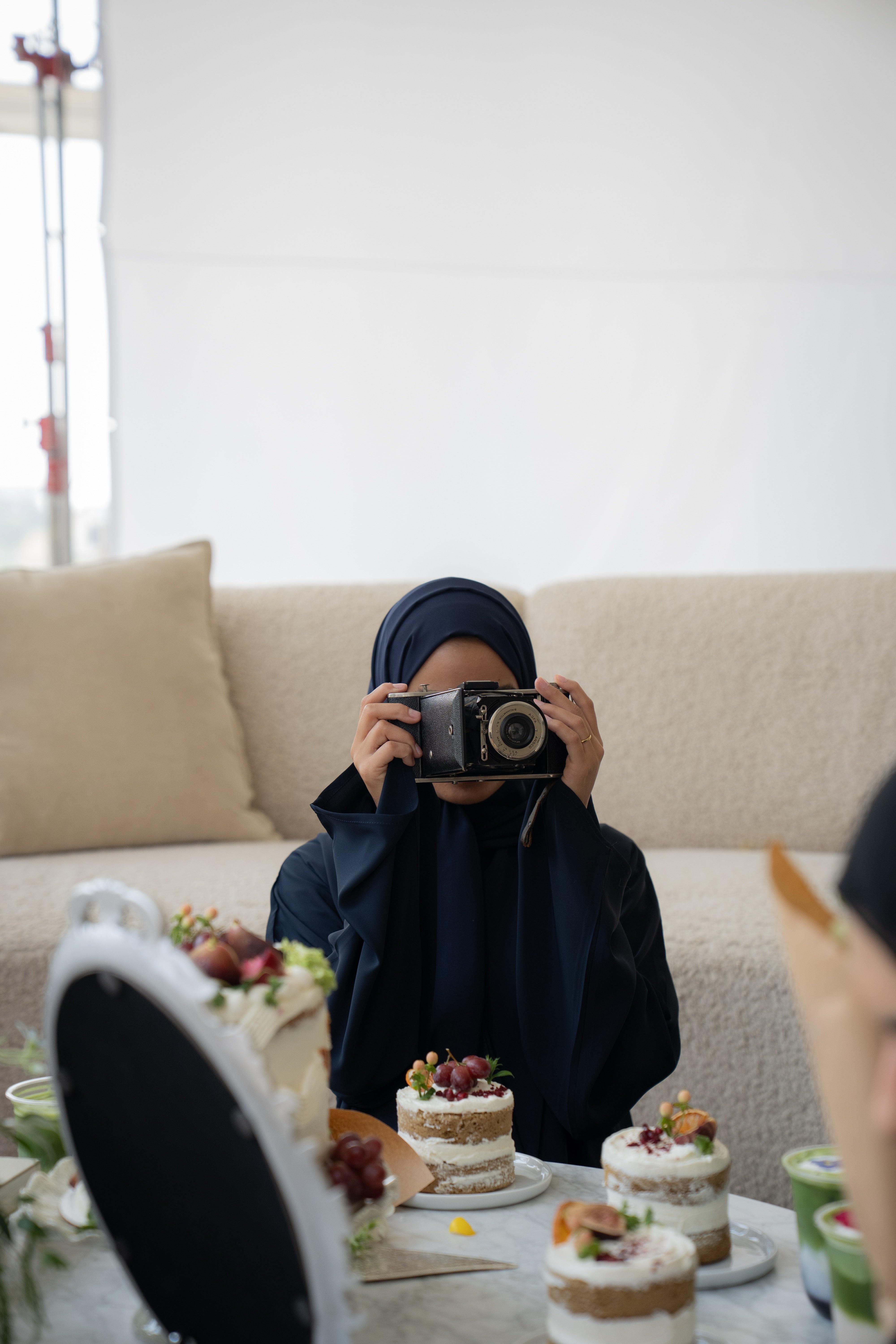 Navy Blue Abaya
