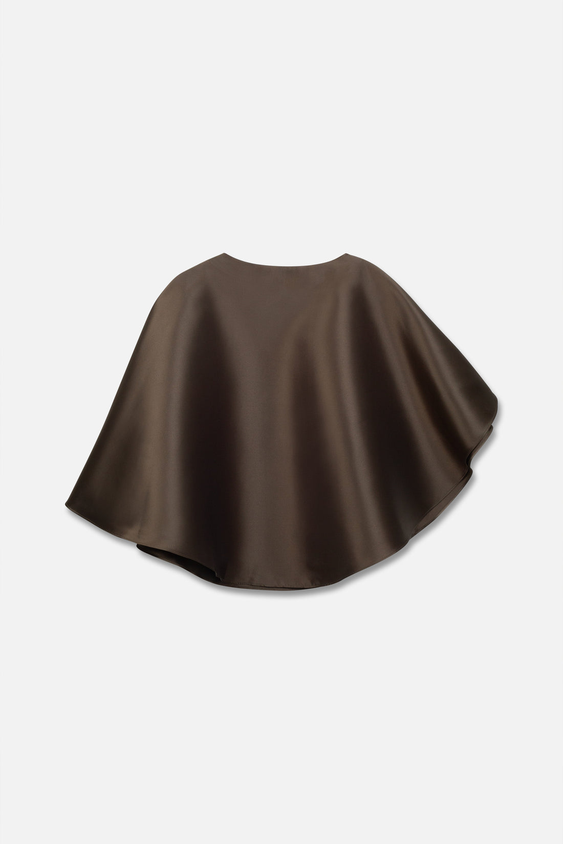 Khadijah Mikado Asymmetric Capelet | Olive